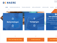Tablet Screenshot of de-haere.nl